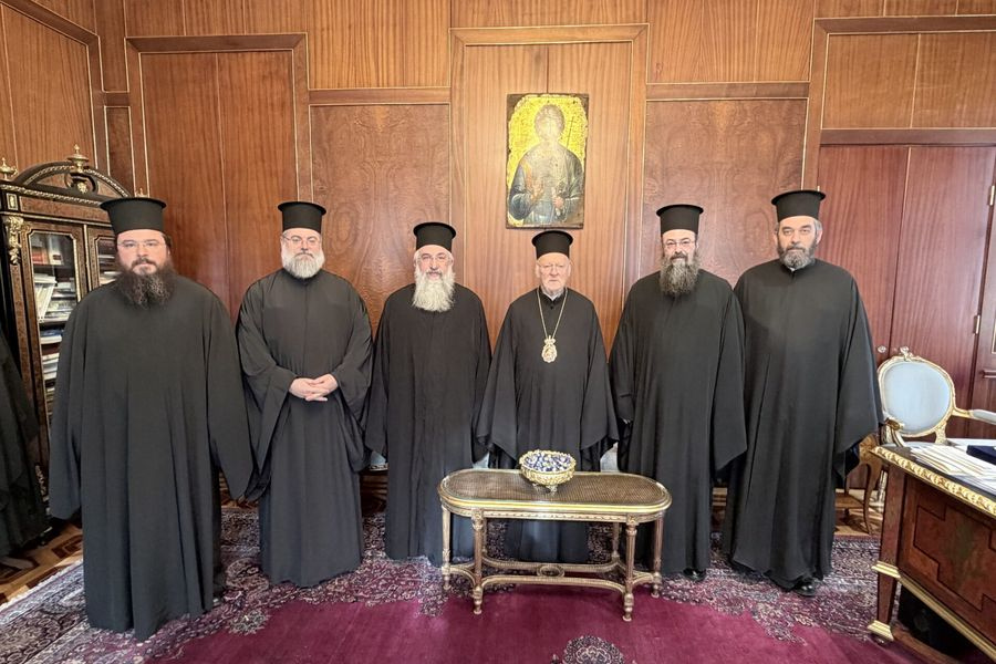 Πήραν την ευχή του Πατριάρχη πριν την ενθρόνισή τους οι νέοι Μητροπολίτες της Κρήτης