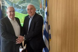 Συνάντηση του Δημάρχου Βιάννου με το Γενικό Γραμματέα του Υπουργείου Παιδείας