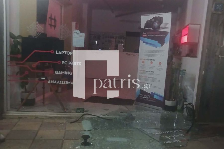 (ΦΩΤΟ) «Ατζαμής» κλέφτης στο Αρκαλοχώρι: Έσπασε τζαμαρία καταστήματος και από τον φόβο του… του έπεσαν τα κλοπιμαία