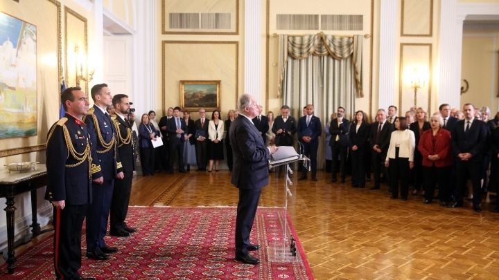 Δεξίωση προς τιμήν του διπλωματικού σώματος παρέθεσε ο ΠτΔ