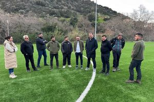 Ακαδημία ποδοσφαίρου Ερασιτέχνη ΟΦΗ στο νέο γήπεδο του Φόδελε