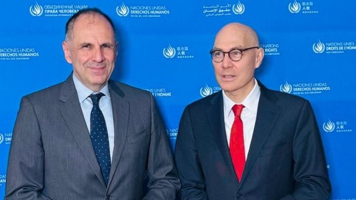 Συνάντηση Γεραπετρίτη με τον Ύπατο Αρμοστή του ΟΗΕ για τα Ανθρώπινα Δικαιώματα