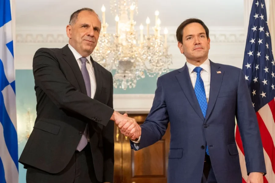 Σήμερα το βράδυ η συνάντηση Γεραπετρίτη με Ρούμπιο στην Ουάσινγκτον