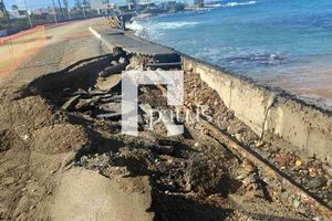 Την ενεργοποίηση της Περιφέρειας Κρήτης ζητάει Δήμαρχος για τις σοβαρές ζημιές στο παραλιακό μέτωπο των Γουβών