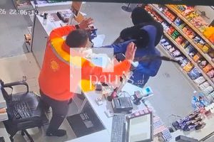 ΒΙΝΤΕΟ & ΦΩΤΟ – Ντοκουμέντο από τη ληστεία σε βενζινάδικο του Ηρακλείου