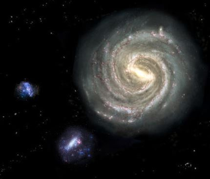 Οι γειτονικοί μας γαλαξίες «αυτοεξορίζονται» στο Σύμπαν αφήνοντας ελεύθερο το πεδίο στην επικείμενη μάχη Ανδρομέδας-Γης