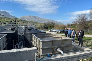 Στη μονάδα βιολογικής επεξεργασίας λυμάτων Κάτω Ασιτών ο Δήμαρχος Ηρακλείου Αλέξης Καλοκαιρινός