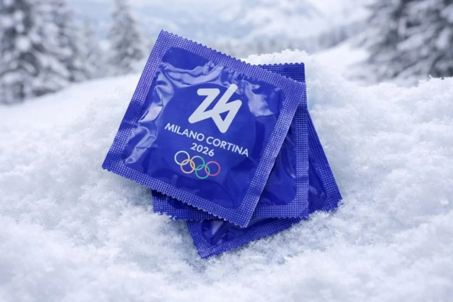 Σε χρόνο ρεκόρ εξαντλήθηκαν τα δωρεάν προφυλακτικά στο Ολυμπιακό Χωριό της Κορτίνα