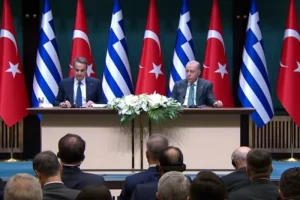 Μητσοτάκης: «Καιρός να αρθεί κάθε απειλή στις σχέσεις μας» – Ερντογάν: «Δεν υπάρχουν άλυτα θέματα»