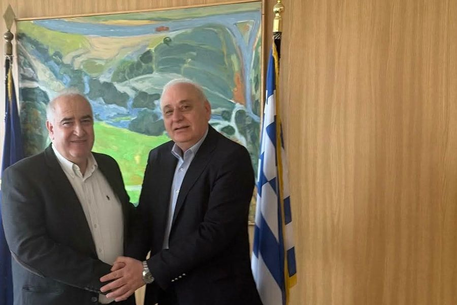 Συνάντηση του Δημάρχου Βιάννου με το Γενικό Γραμματέα του Υπουργείου Παιδείας