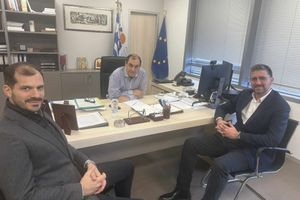 Η αντιπλημμυρική θωράκιση του Δήμου Μαλεβιζίου στο επίκεντρο της συνάντησης του Μεν. Μποκέα με τον υφυπουργό Πολιτικής Προστασίας