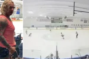 Η στιγμή που πατέρας πυροβολεί τη σύζυγο και τα παιδιά του σε σχολικό αγώνα χόκεϊ στο Ρόουντ Άιλαντ – «Χρησιμοποιούσε γυναικείο όνομα»