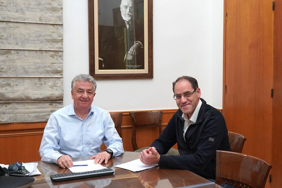 Συνάντηση Περιφερειάρχη Κρήτης με τον Δήμαρχο Ανωγείων