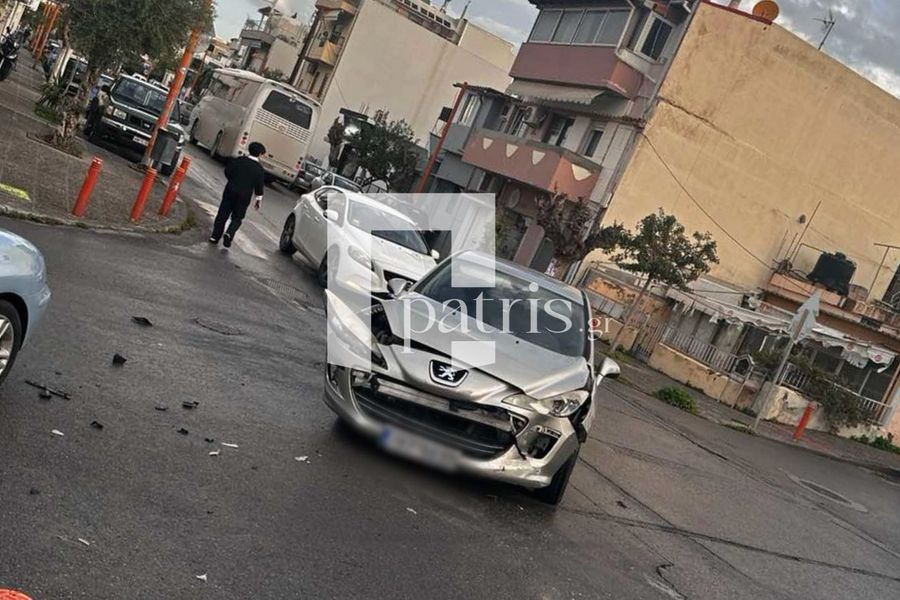 (ΦΩΤΟ) Τροχαίο με το καλημέρα στο Ηράκλειο – Στο νοσοκομείο μητέρα και 10χρονο παιδί