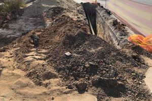 Τοποθέτηση κεντρικού αγωγού ύδρευσης στην Λεωφόρο 62 Μαρτύρων από τη ΔΕΥΑΗ