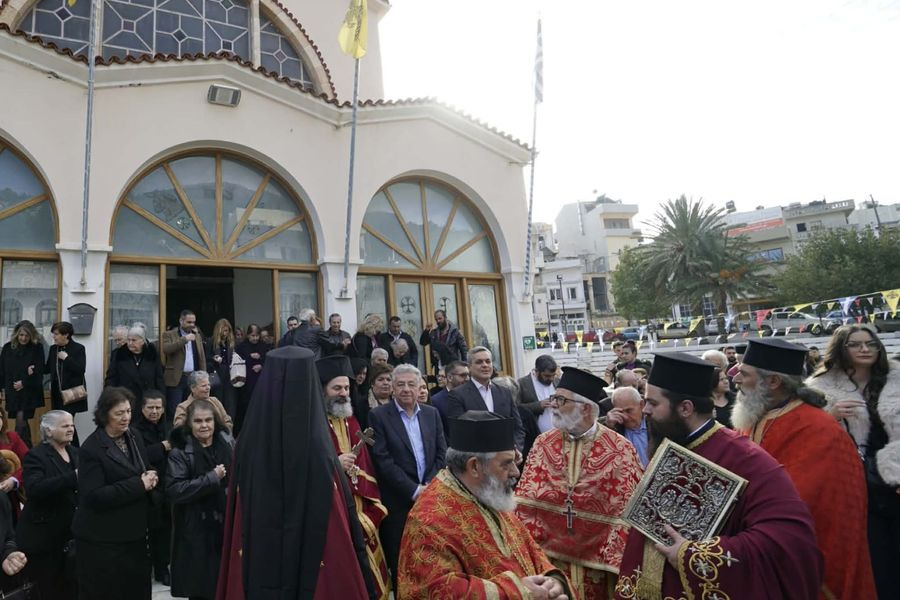 Στον Κρουσώνα ο Χάρης Μαμουλάκης για τον εορτασμό του Πολιούχου Αγίου Χαραλάμπους