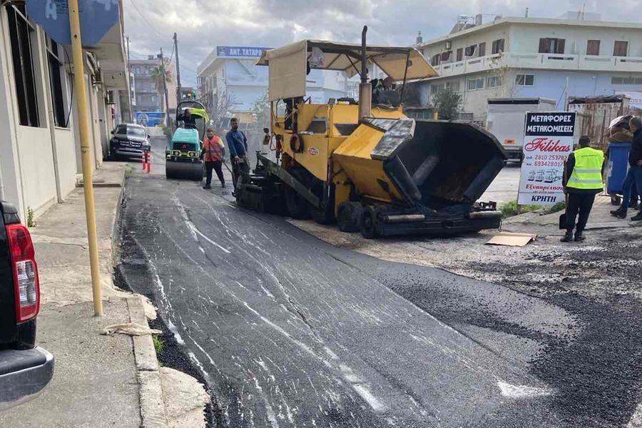 Σε εξέλιξη η «μάχη κατά της λακκούβας» στον Δήμο Ηρακλείου