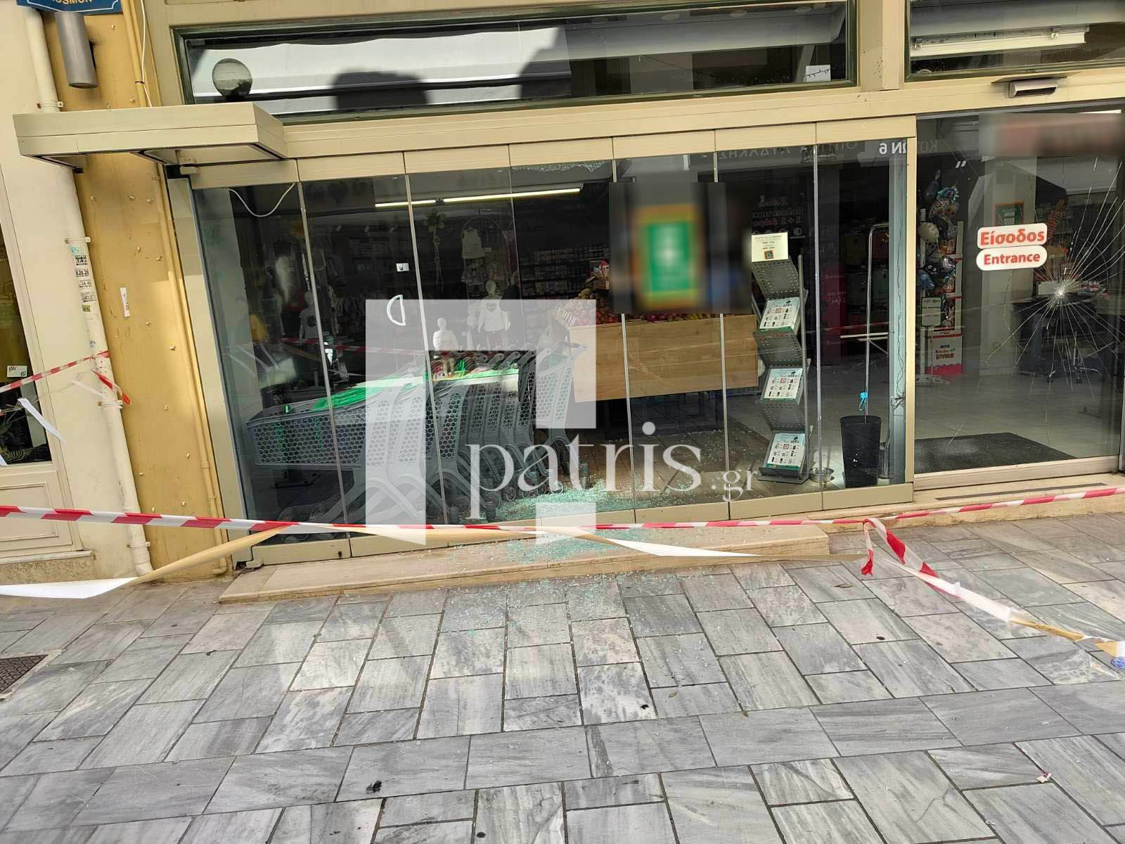 Ηράκλειο: Άγνωστοι έσπασαν τζαμαρίες γνωστού σούπερ μάρκετ!
