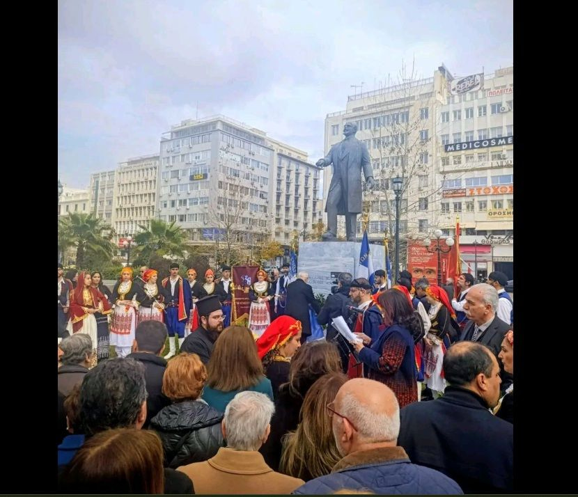 Τίμησαν τη μνήμη του Εθνάρχη Ελευθερίου Βενιζέλου – Με λαμπρότητα η εκδήλωση της «Ομόνοιας»