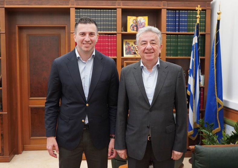 Συνάντηση Περιφερειάρχη Κρήτης με τον Γενικό Γραμματέα Επικοινωνίας και Ενημέρωσης Δημήτρη Κιρμικίρογλου