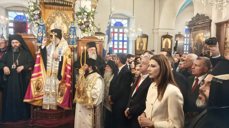 Στην τελετή υποδοχής και στην Ενθρόνιση του νέου Μητροπολίτη Κυδωνίας και Αποκορώνου ο πρόεδρος του Παγκοσμίου Συμβουλίου Κρητών