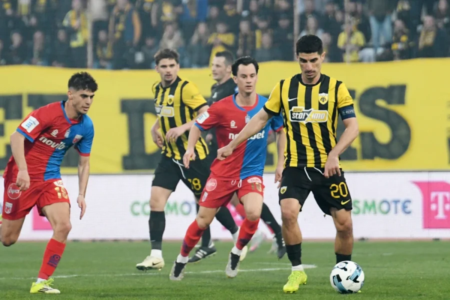 Ισοπαλία σαν ήττα για την ΑΕΚ στο κατάμεστο από φίλους της Πανθεσσαλικό