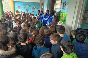 Επισκέψεις σε σχολεία του Ηρακλείου για την Εθνική Ομάδα Ποδοσφαίρου Γυναικών