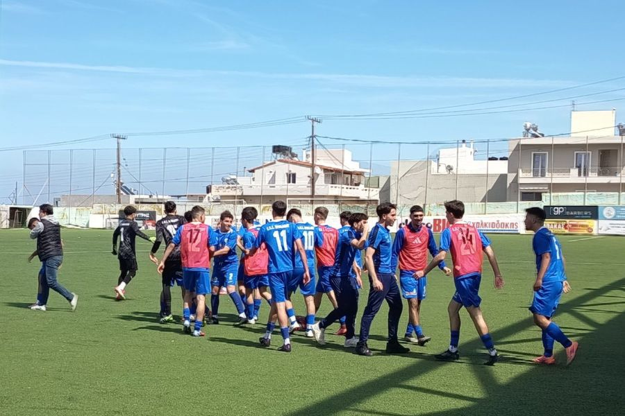 Μικτή Κ16 ΕΠΣΗ: Πανηγυρικά στους “8” του Πανελληνίου πρωταθλήματος