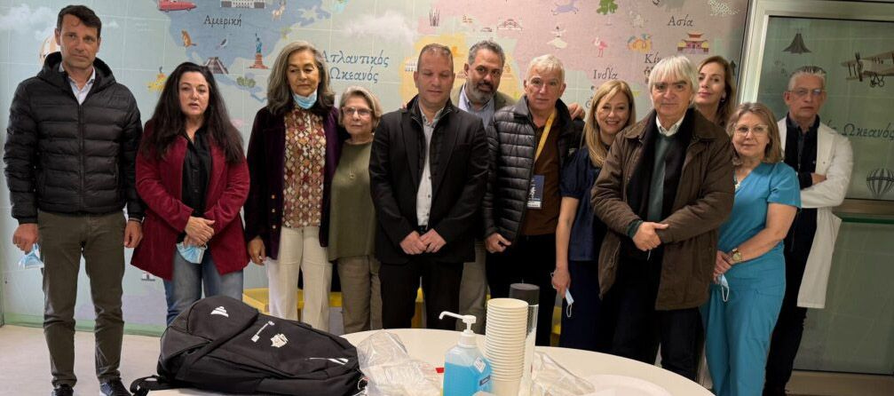 Επίσκεψη αντιπροσωπείας του ΣΕΓΑΣ στην Κλινική Αιματολογίας και Ογκολογίας Παίδων του ΠΑΓΝΗ