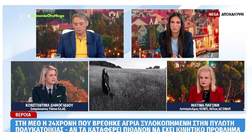 Η εκπρόσωπος Τύπου της ΕΛ.ΑΣ. Κωνσταντία Δήμογλίδου μίλησε για την υπόθεση της 24χρονης στη Βέροια