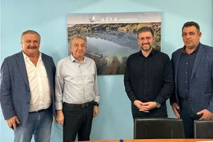 Η πρόταση του Δήμου Μαλεβιζίου για την αξιοποίηση του Αλμυρού ποταμού στο επίκεντρο της επίσκεψης του Περιφερειάρχη Κρήτης στη ΔΕΥΑΜ