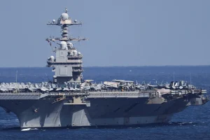 Επιστρέφει στη βάση της Σούδας από τη Μέση Ανατολή το αεροπλανοφόρο USS Gerald R. Ford