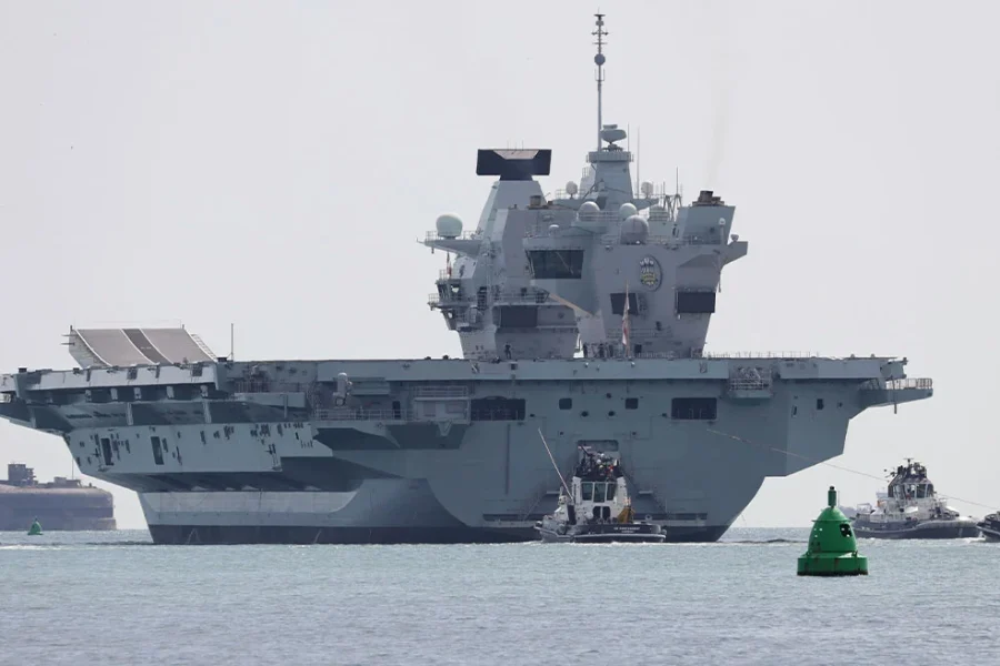 Η Βρετανία θέτει σε κατάσταση υψηλής ετοιμότητας το αεροπλανοφόρο HMS Prince of Wales