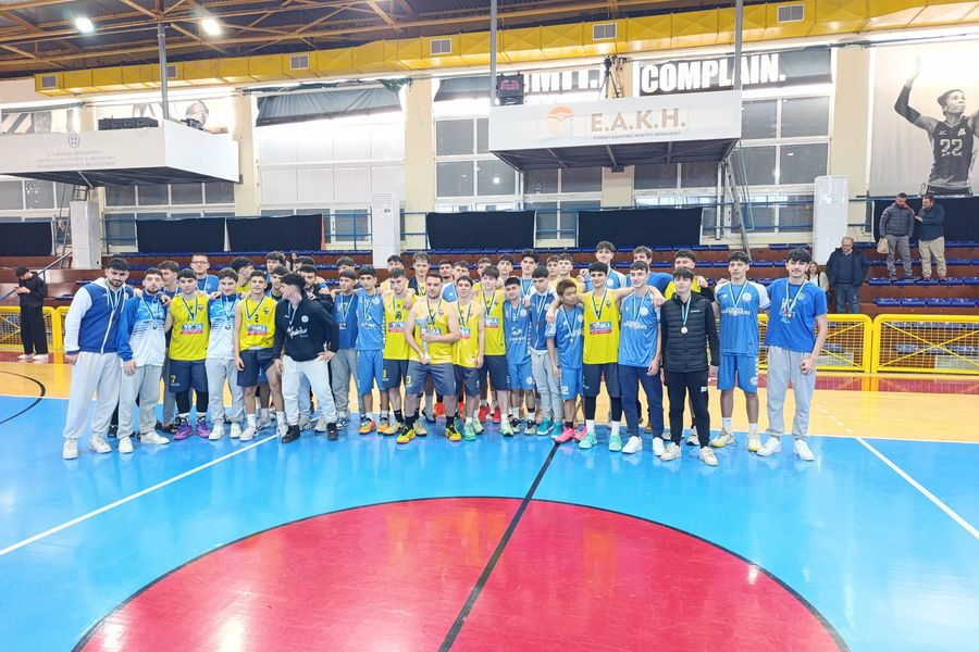 Ο ΑΟΚ Χανιά για δεύτερη φορά πρωταθλητής εφήβων μπάσκετ