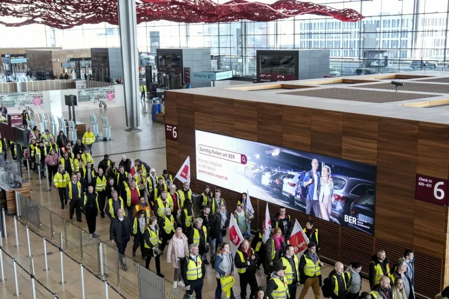Γερμανία: Ακυρώνονται όλες οι πτήσεις στο αεροδρόμιο Βερολίνου/ Βρανδεμβούργου λόγω απεργίας