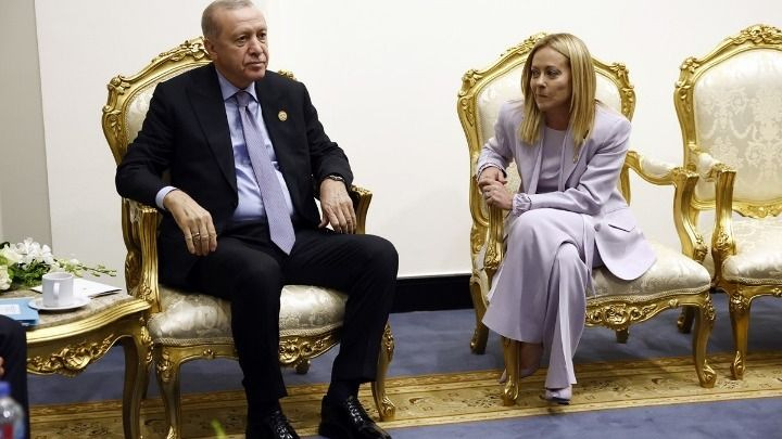 Τηλεφωνική επικοινωνία Μελόνι – Ερντογάν για την αδικαιολόγητη πυραυλική επίθεση που δέχθηκε