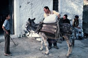Στιγμιότυπο από το μύλο στην περιοχή Ζάκρου το 1976