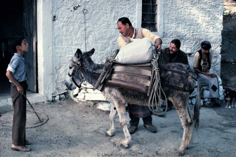 Στιγμιότυπο από το μύλο στην περιοχή Ζάκρου το 1976