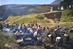 Ανασκαφές στην Κνωσό το 1910