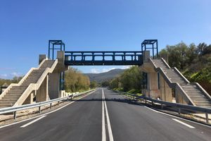 Ολοκληρώθηκε η τοποθέτηση της δεύτερης πεζογέφυρας στον Β.Ο.Α.Κ.