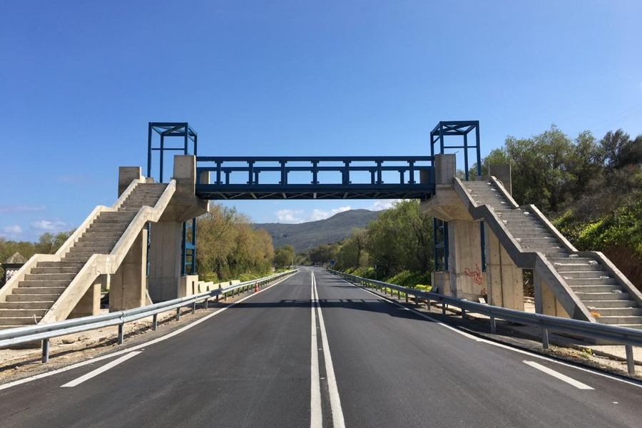 Ολοκληρώθηκε η τοποθέτηση της δεύτερης πεζογέφυρας στον Β.Ο.Α.Κ.