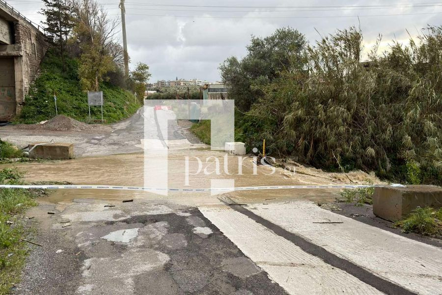 (ΦΩΤΟ): Πλημμύρισε η ιρλανδική διάβαση στον Κατσαμπά-Κλειστή από το πρωί λόγω κακοκαιρίας