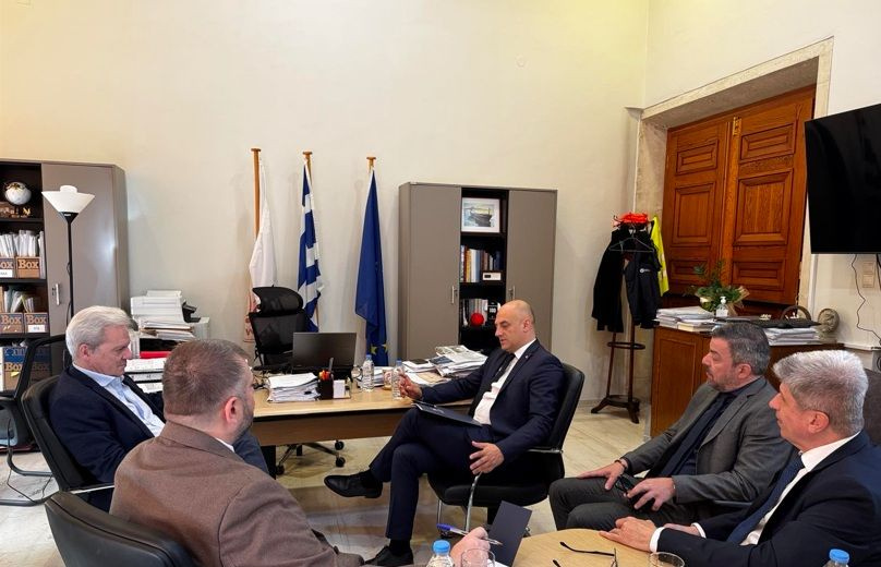 Συνάντηση του Δημάρχου Ηρακλείου με τον Πρέσβη της Δημοκρατίας της Σερβίας στην Ελλάδα