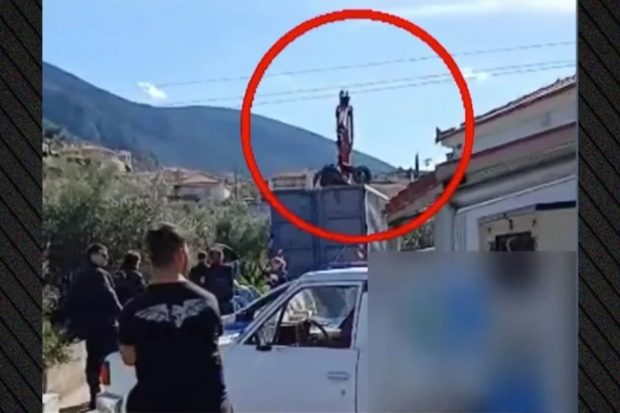 Ο γερανός ακούμπησε καλώδια ηλεκτροδότησης και οι δύο άνδρες πέθαναν από ηλεκτροπληξία, ντοκουμέντο από την τραγωδία στο Άστρος Κυνουρίας