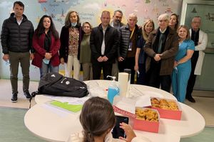 Επίσκεψη αντιπροσωπείας του ΣΕΓΑΣ στην Κλινική Αιματολογίας και Ογκολογίας Παίδων του ΠΑΓΝΗ