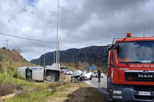 Ρέθυμνο: Διαμαρτυρία των κατοίκων στην διασταύρωση Καρές που έγινε το θανατηφόρο