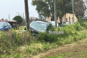 Όχημα στο Άργος εξετράπη της πορείας του και προσέκρουσε σε κολώνα της ΔΕΗ