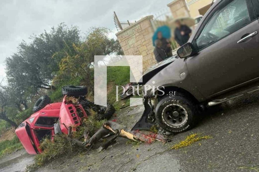 Απίστευτο τροχαίο στο Ηράκλειο: ΙΧ έπεσε σε δέντρο και σταθμευμένο όχημα – Σοκάρουν οι φωτογραφίες