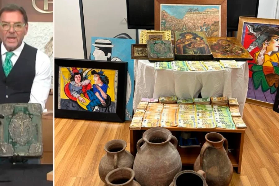 Στον ανακριτή αυτή την ώρα ο Τσαγκαράκης, θα ζητήσει προθεσμία, γνήσια μόνο 7 από τα 300 έργα που είχε στην κατοχή του