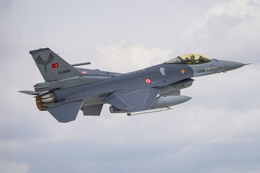 Έξι μαχητικά F-16 στέλνει η Τουρκία στα Κατεχόμενα αύριο, την ημέρα της επίσκεψης Μητσοτάκη και Μακρόν στην Κύπρο